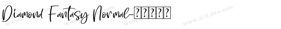 Diamond Fantasy Normal字体转换
